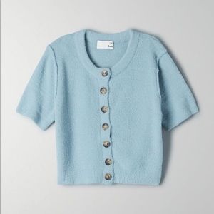 Aritzia Wilfred Free Shrunken Cardigan